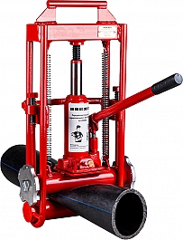 Применение передавливателя гидравлического для полиэтиленовых труб Brexit BrexPress G110