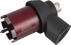 Применение пылеотвода с центратором для подрозетника Diam М22 мама-М16 папа Применение пылеотвода с центратором для подрозетника Diam М22 мама-М16 папа