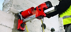 Применение установки алмазного бурения Hilti DD 160